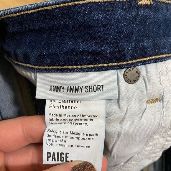 Paige Denim Short Roll Cuff - Picture 3 of 5